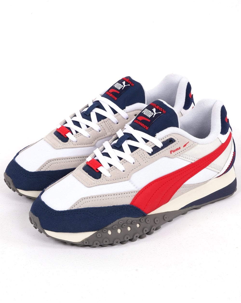 Puma Blktop Rider Trainer White/Persian Blue