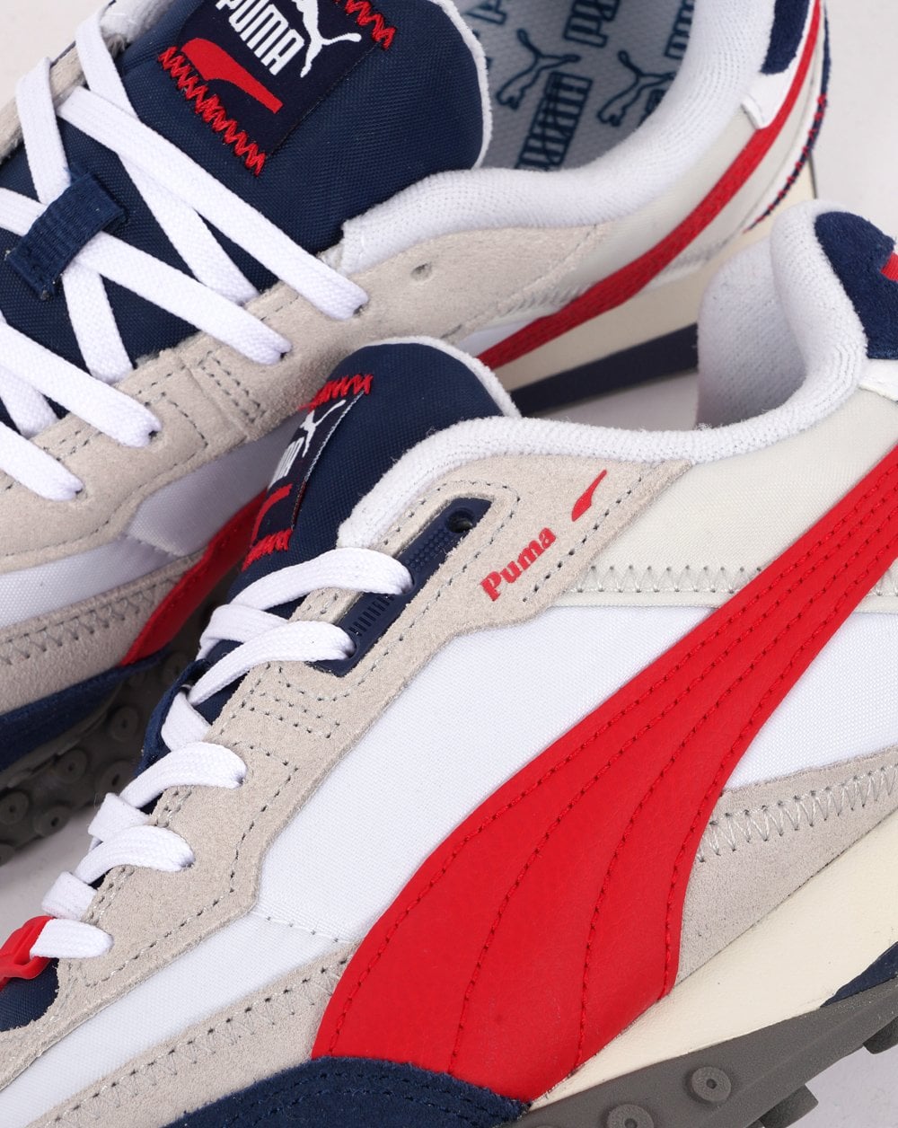 Puma Blktop Rider Trainer White/Persian Blue
