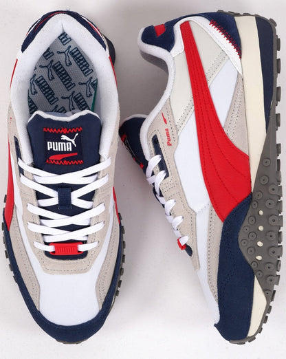 Puma Blktop Rider Trainer White/Persian Blue