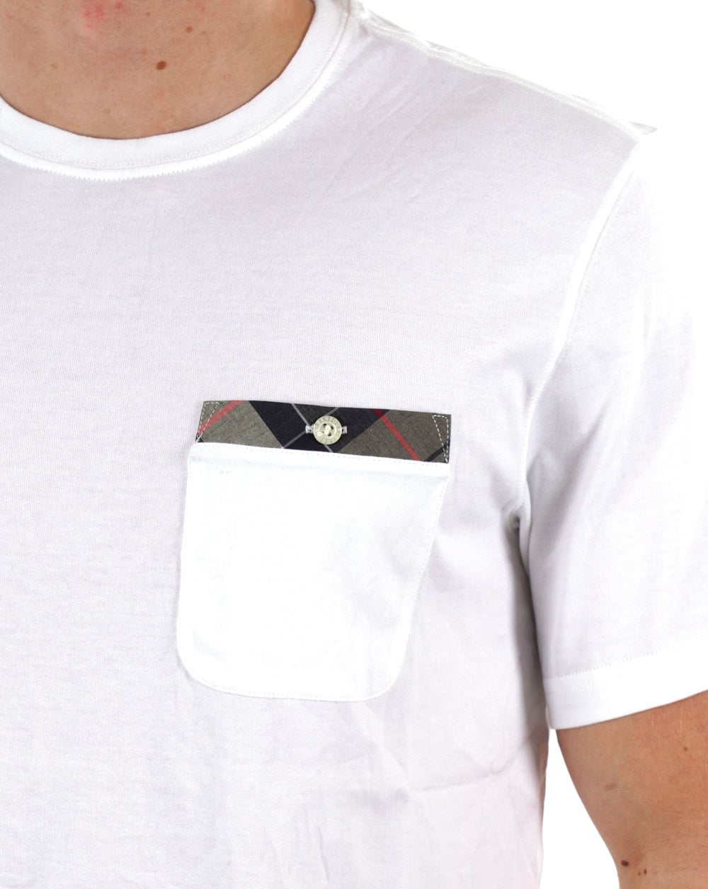 Barbour Durness Pocket Tee White