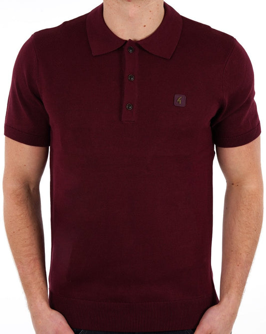 Gabicci Vintage Jackson Knitted Polo Port