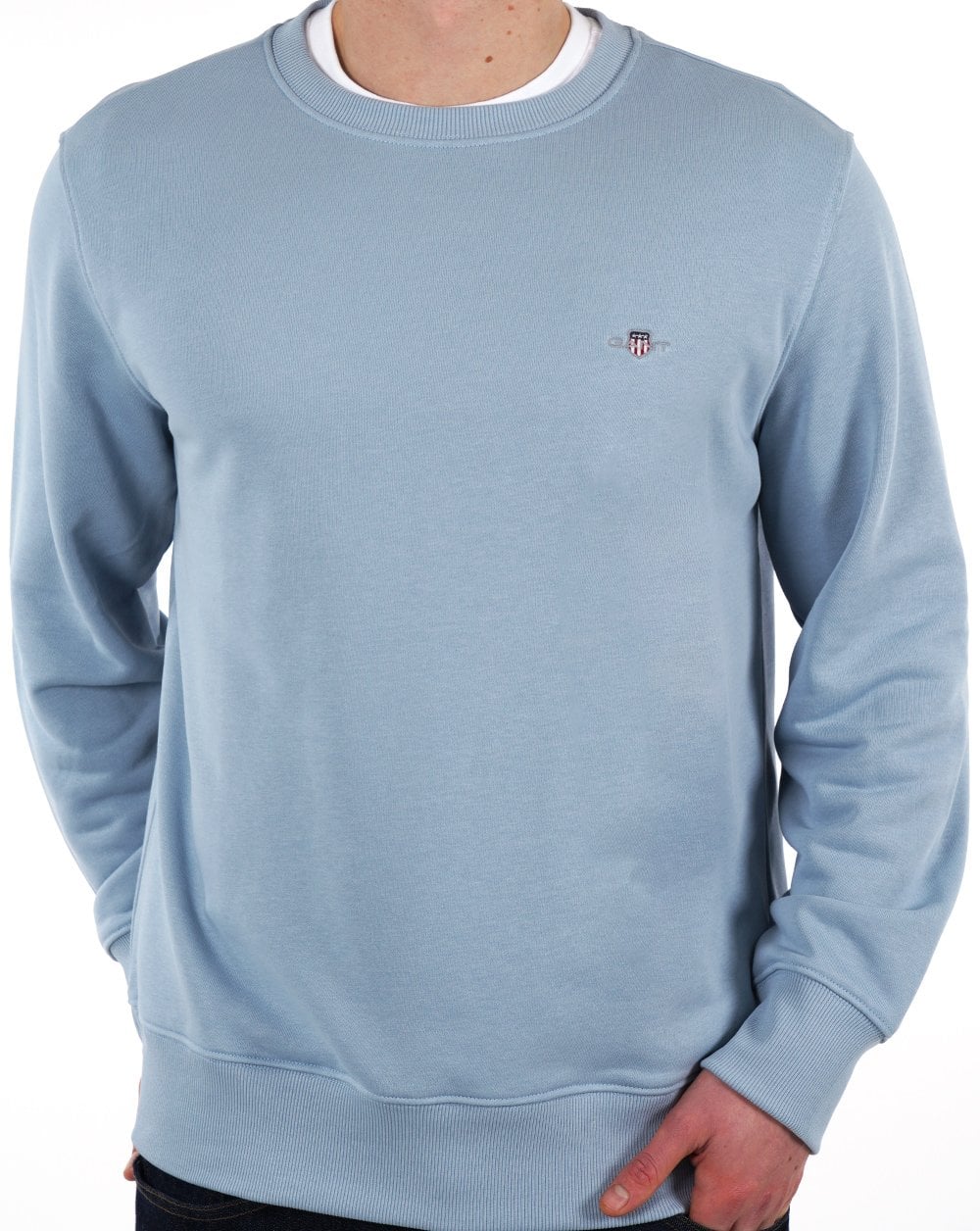 Gant Shield Crew Sweat Dove Blue