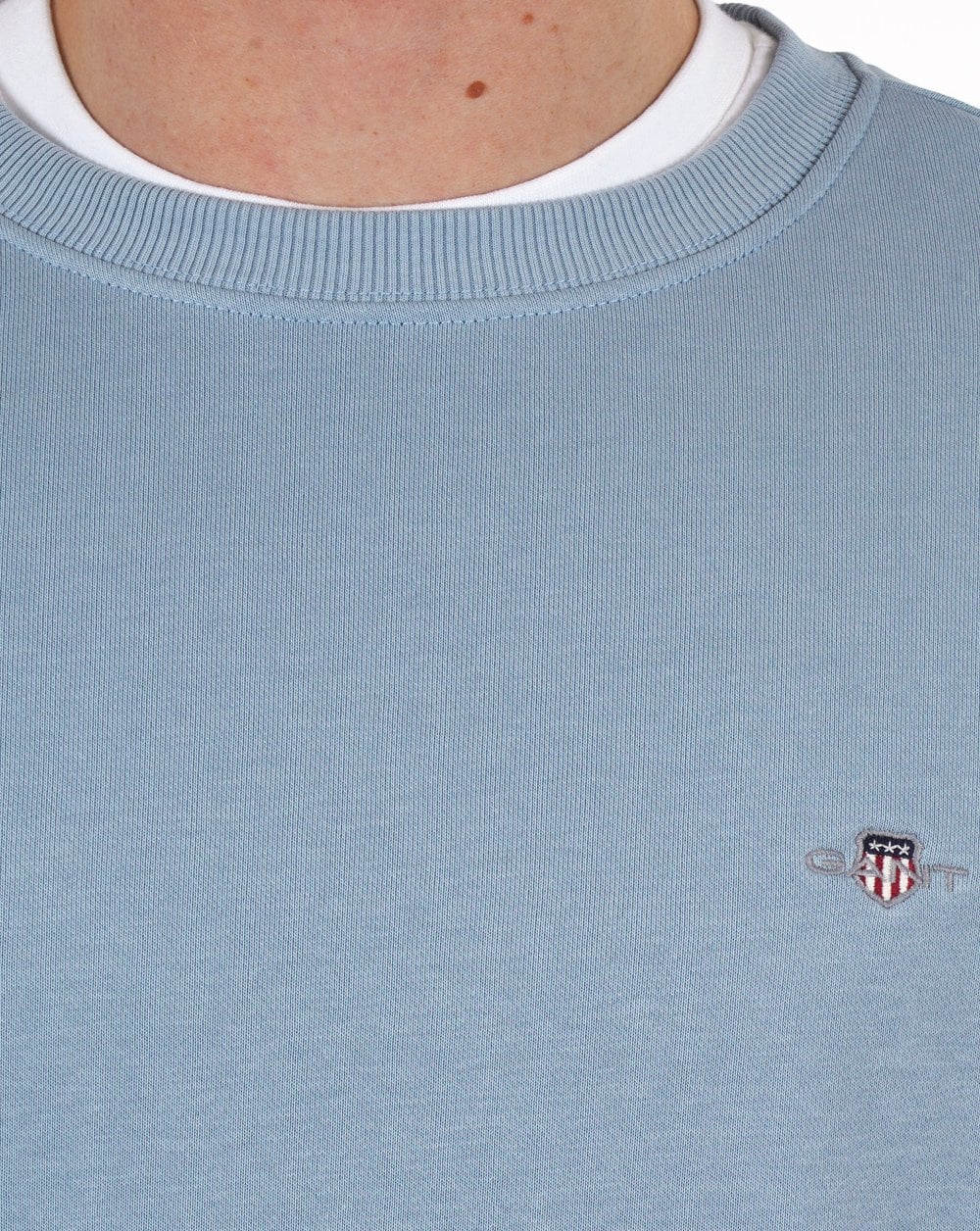 Gant Shield Crew Sweat Dove Blue