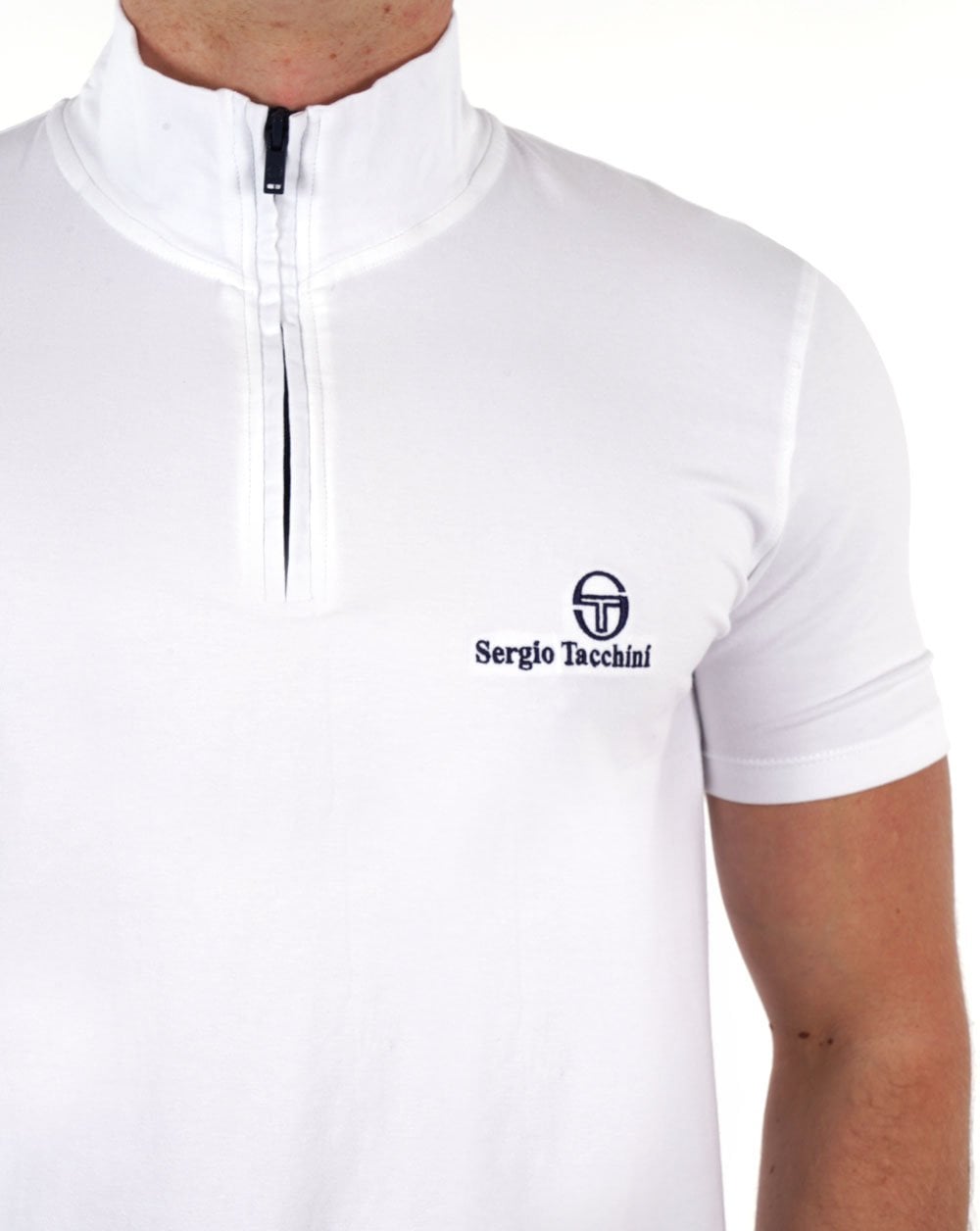 Sergio Tacchini Daytone 1/4 Zip Top White