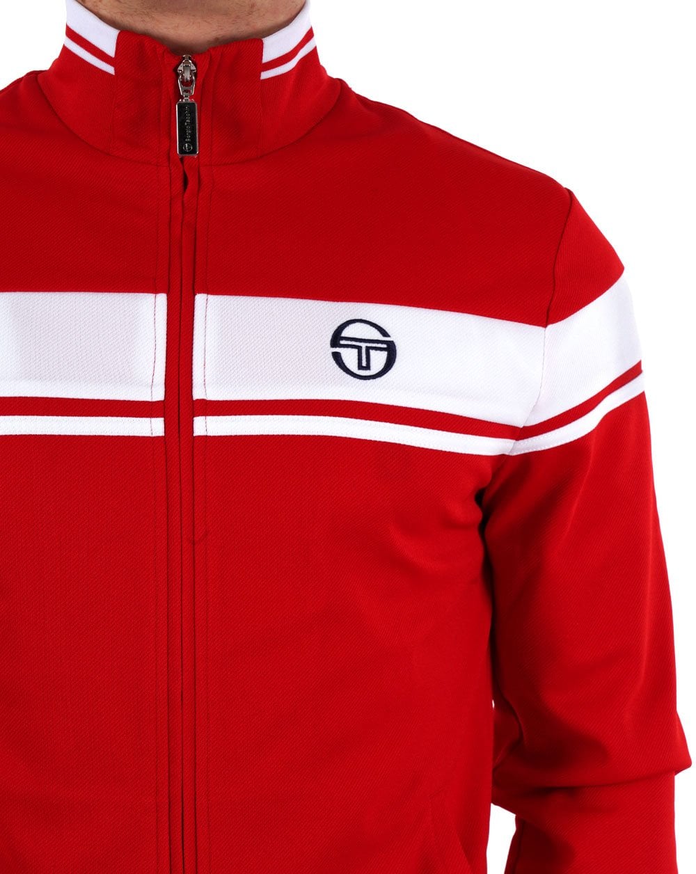 Sergio Tacchini Masters Track Top Red White
