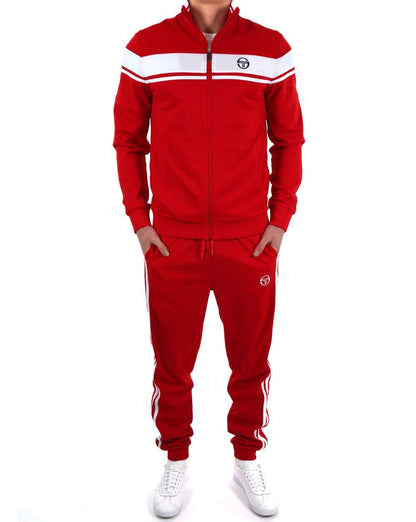 Sergio Tacchini Masters Track Top Red White