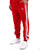 Sergio Tacchini 2 Stripe Track Pants Dark Red/White