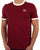 Sergio Tacchini Retro T Shirt Claret/Gardenia