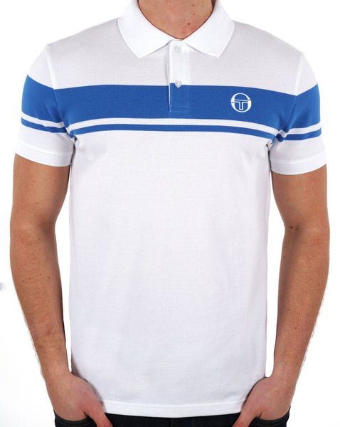 Sergio Tacchini Young Line Polo Shirt White/Blue