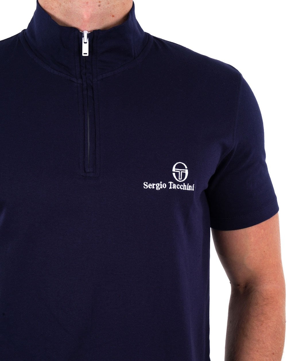 Sergio Tacchini Daytone 1/4 Zip Top Navy Blue