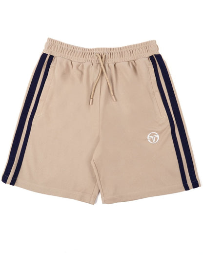 Sergio Tacchini Striped Casual Shorts Stone/Navy Blue