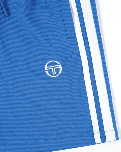 Sergio Tacchini Striped Casual Shorts Blue/White