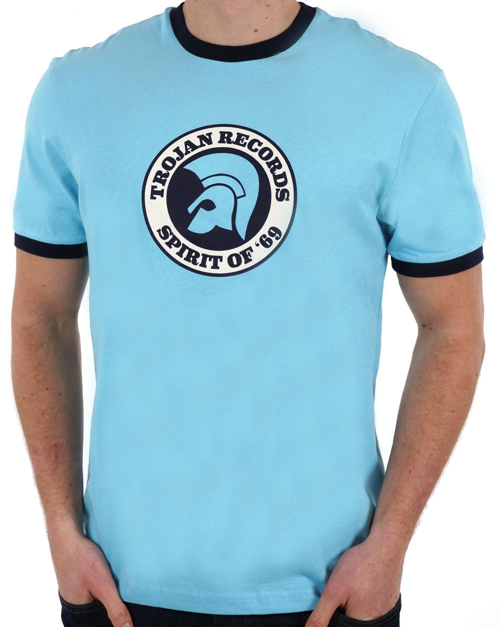 Trojan Spirit Of 69 T-shirt Mint Blue