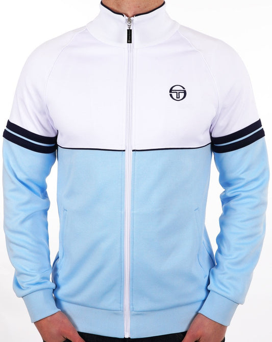 Sergio Tacchini Orion Track Top Sky Blue/white
