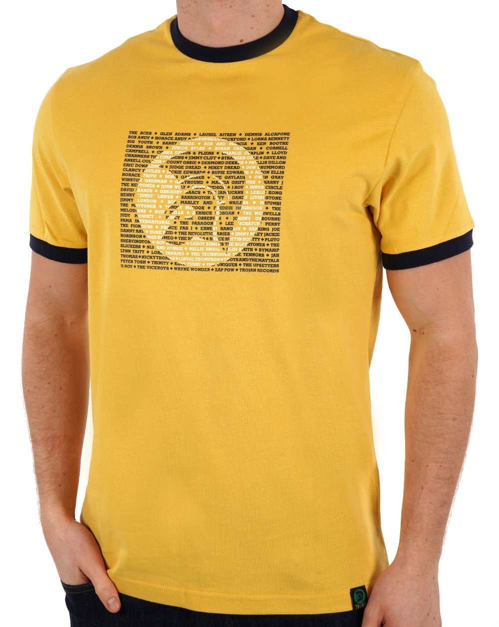 Trojan Artist T-shirt Mustard