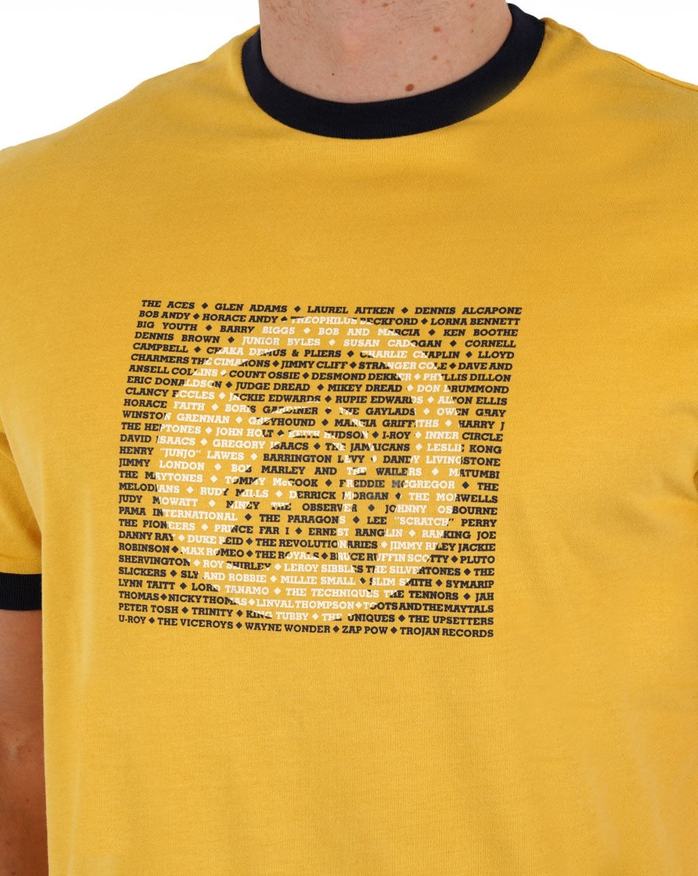 Trojan Artist T-shirt Mustard