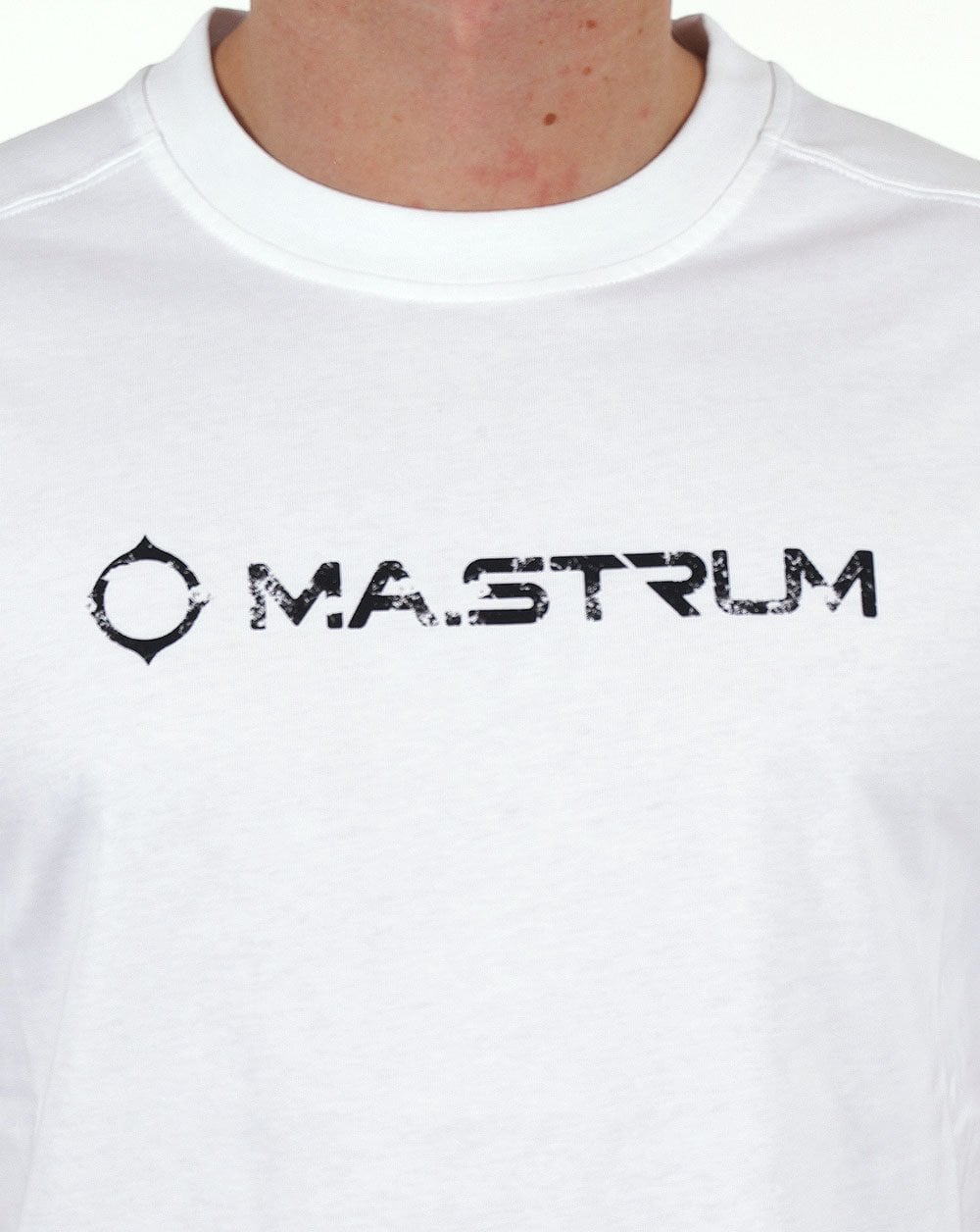 MA.STRUM Cracked Logo T-shirt Optic White