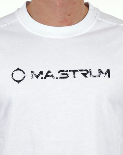 MA.STRUM Cracked Logo T-shirt Optic White