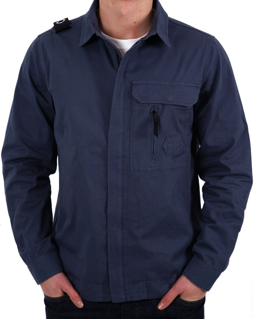 MA.STRUM Cadet Overshirt Ink Navy