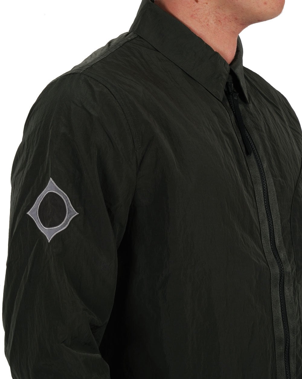 MA.STRUM Rivet Overshirt Oil Slick