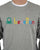 Benetton Colour Logo Sweatshirt Grey