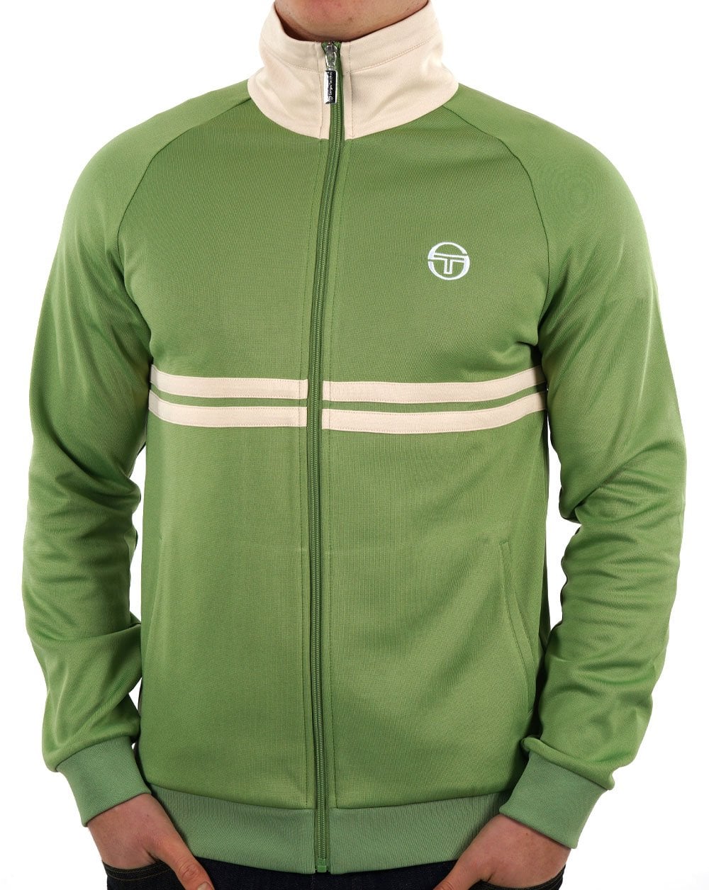 Sergio Tacchini Dallas Track Top Jade / Off White