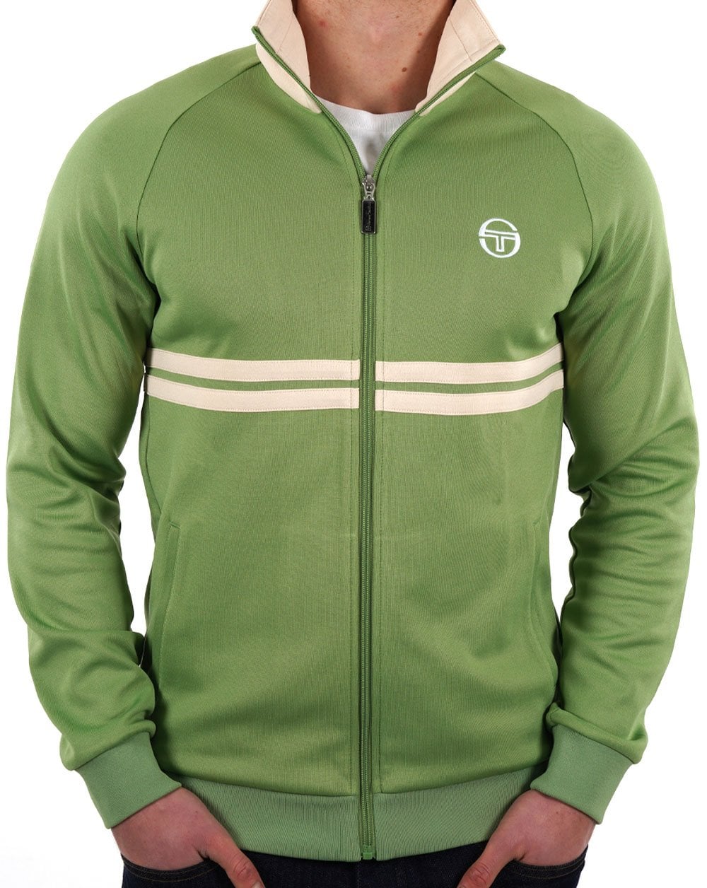 Sergio Tacchini Dallas Track Top Jade / Off White