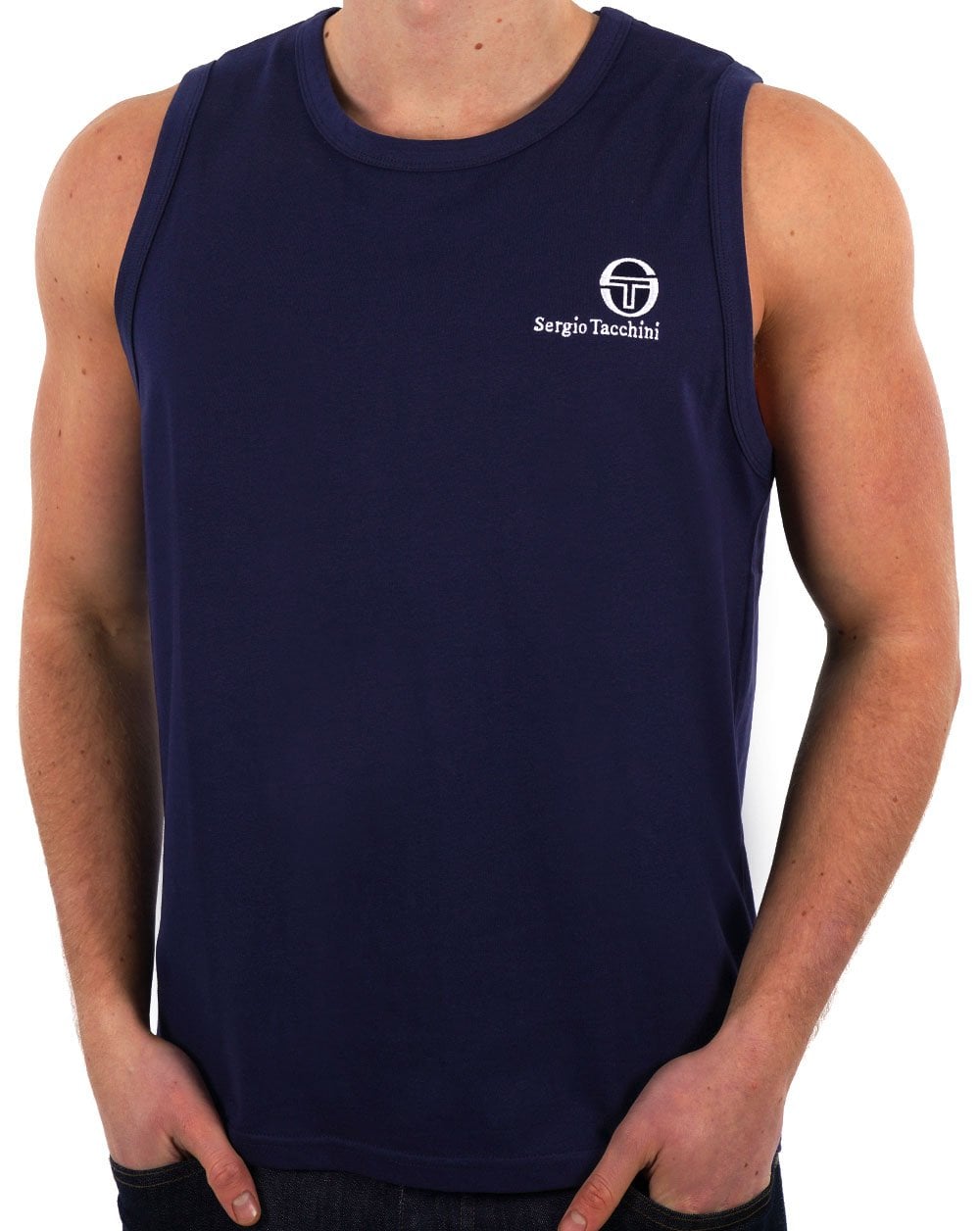 Sergio Tacchini Vest Navy Blue