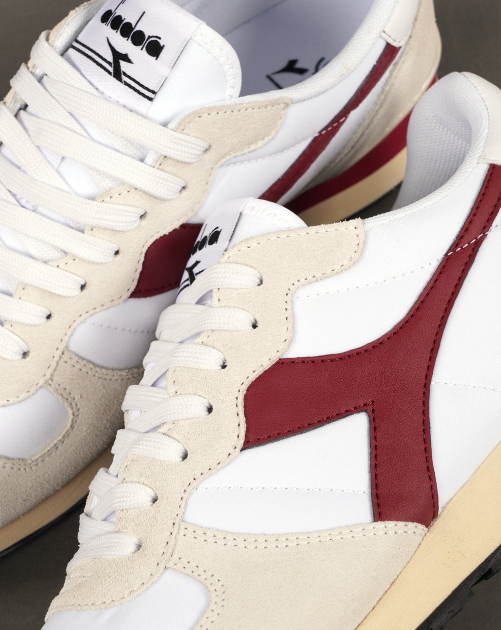 Diadora ED Moses Camaro Trainer White Burgundy