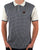 Trojan Houndstooth Panel Polo Ecru