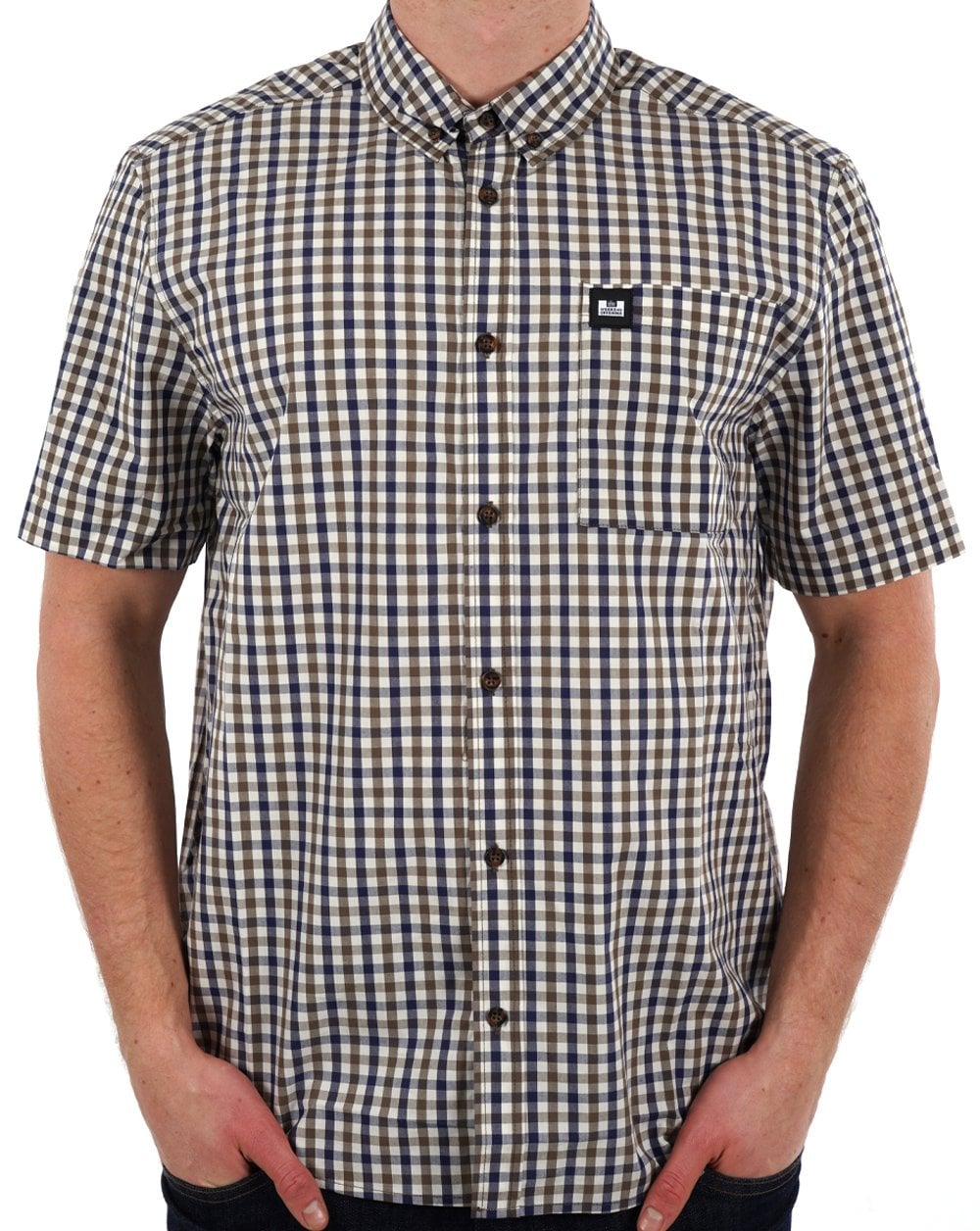 Weekend Offender Joyce Short Sleeve Shirt Mid House Check