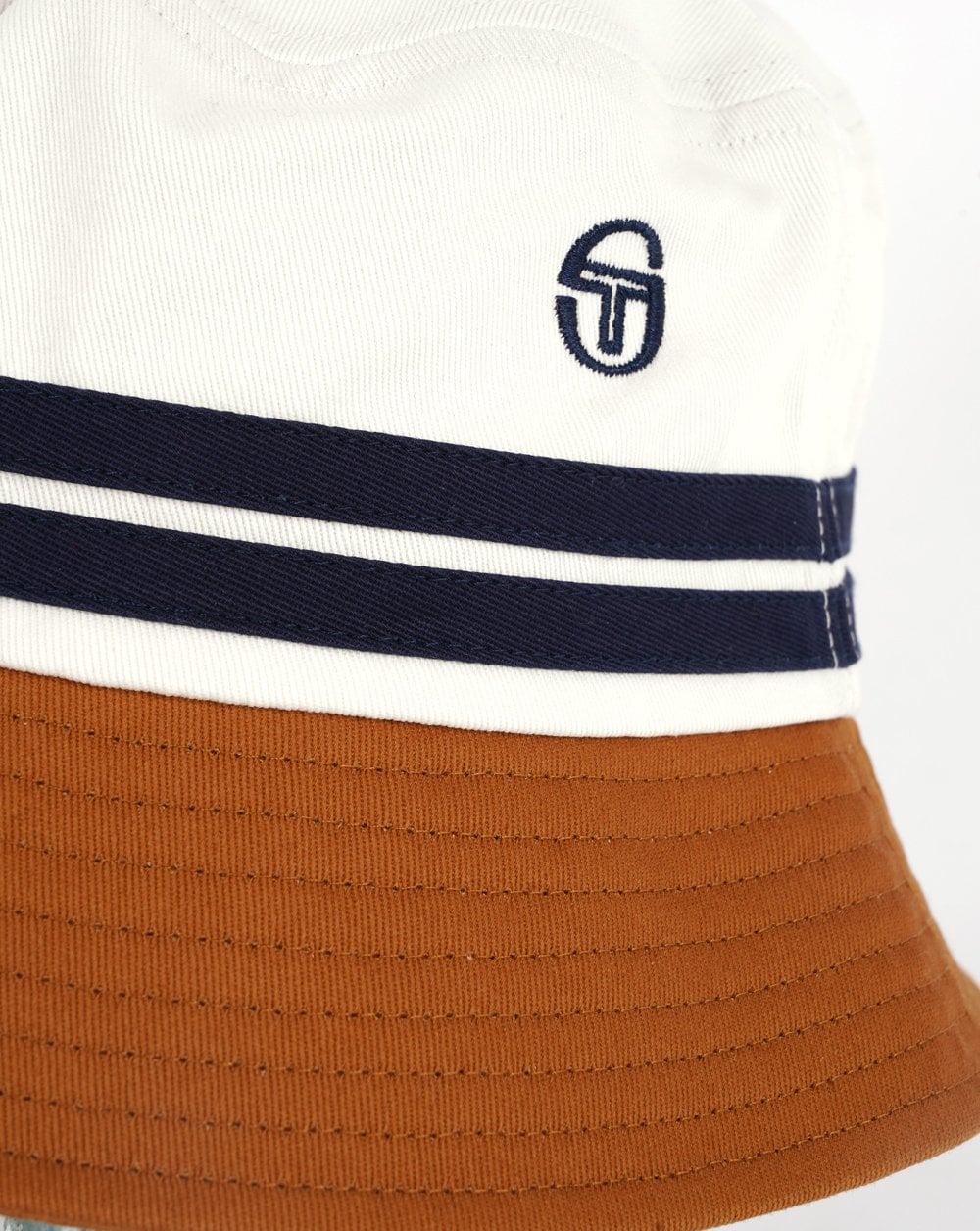 Sergio Tacchini Stonewoods Bucket Hat Gardenia/Golden Tan