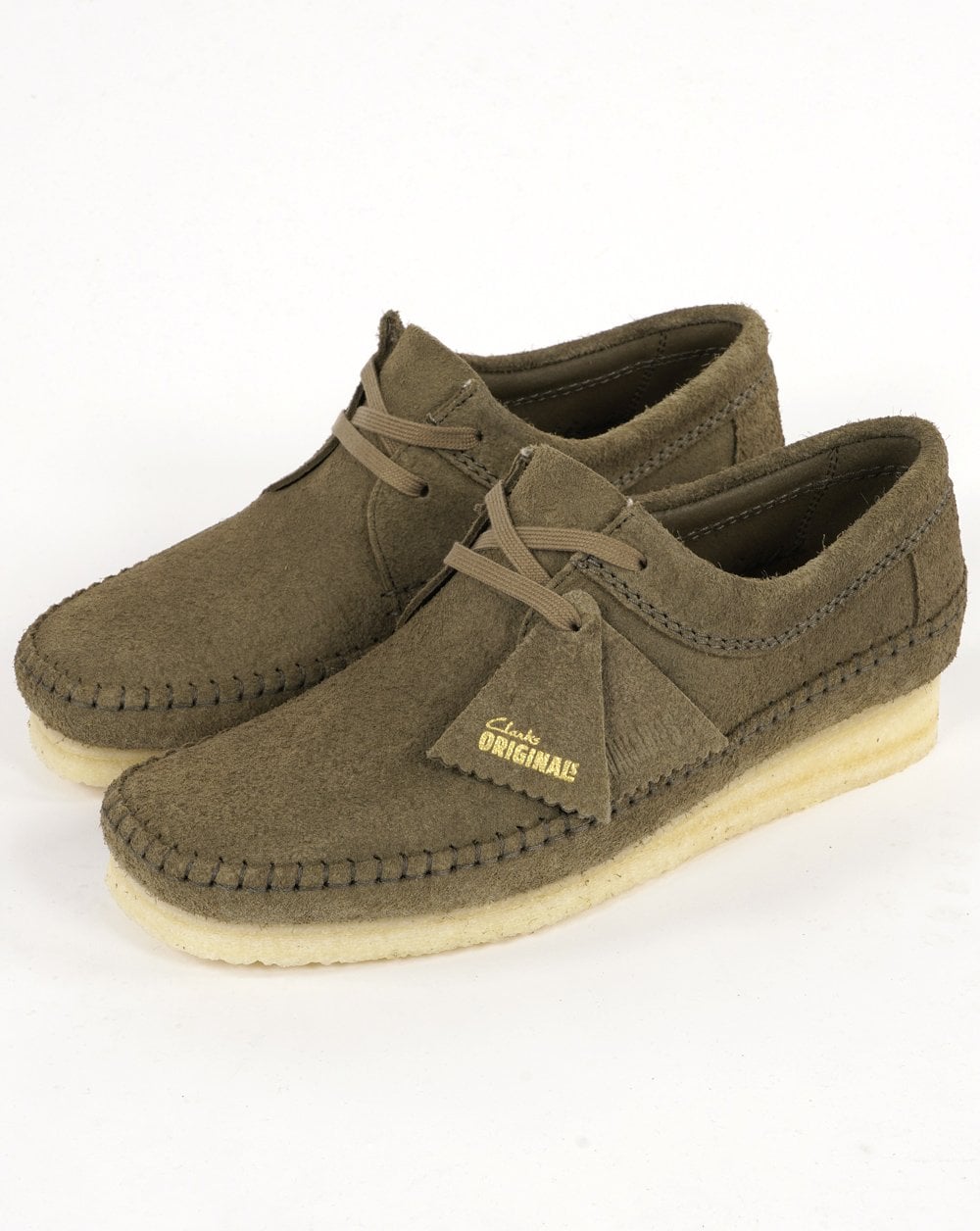 Clarks Originals Weaver Shoes Pale Khaki