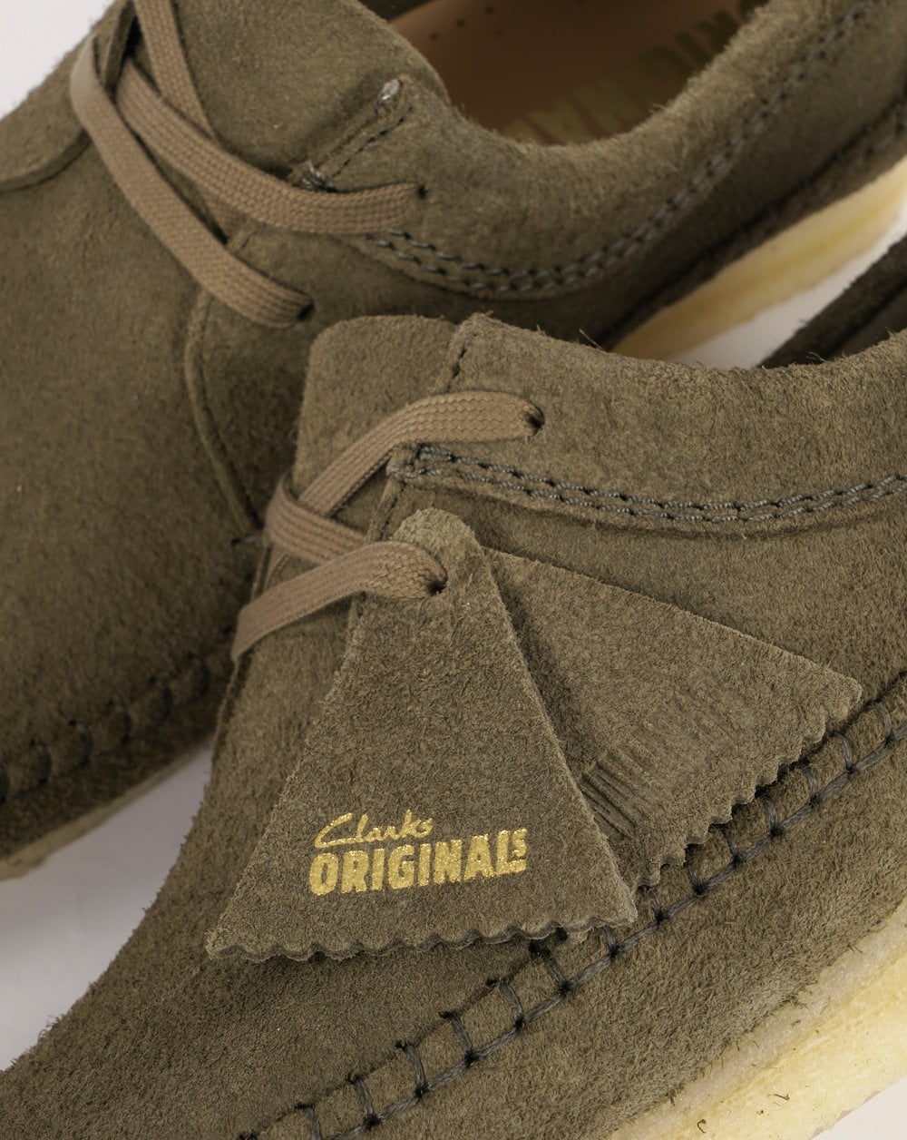 Clarks Originals Weaver Shoes Pale Khaki