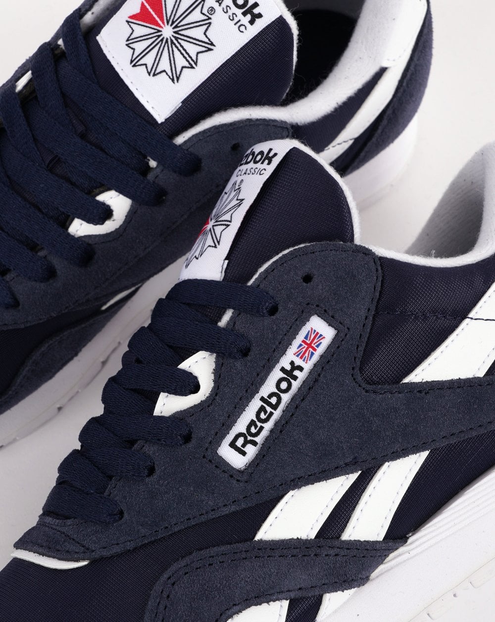 Reebok Classic Nylon Trainers Vector Navy/Cloud White