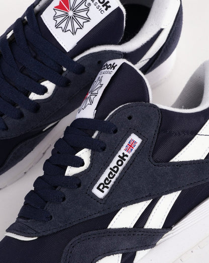 Reebok Classic Nylon Trainers Vector Navy/Cloud White