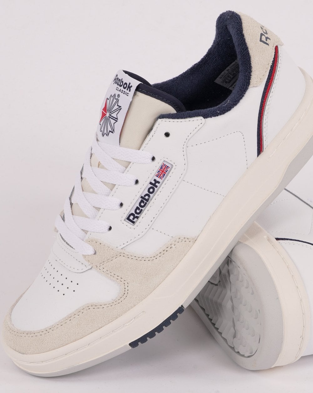 Reebok Phase Court Trainers White/Chalk/Navy