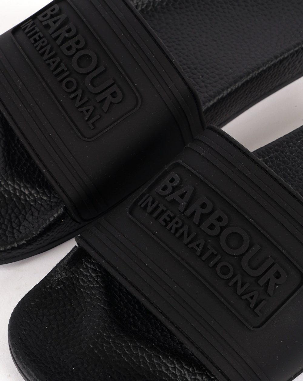 Barbour International Slides Black