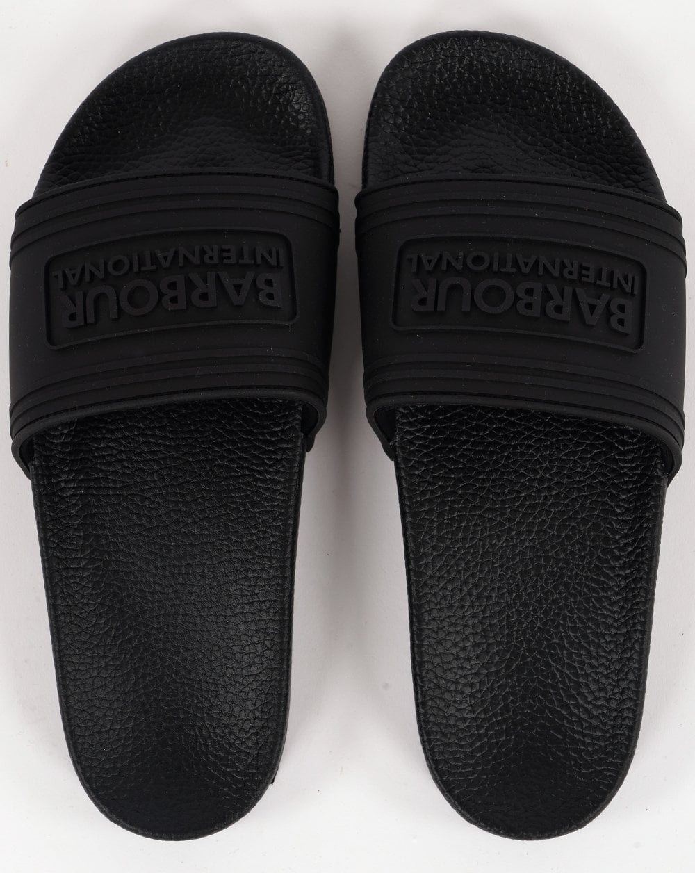 Barbour International Slides Black