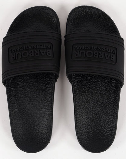 Barbour International Slides Black
