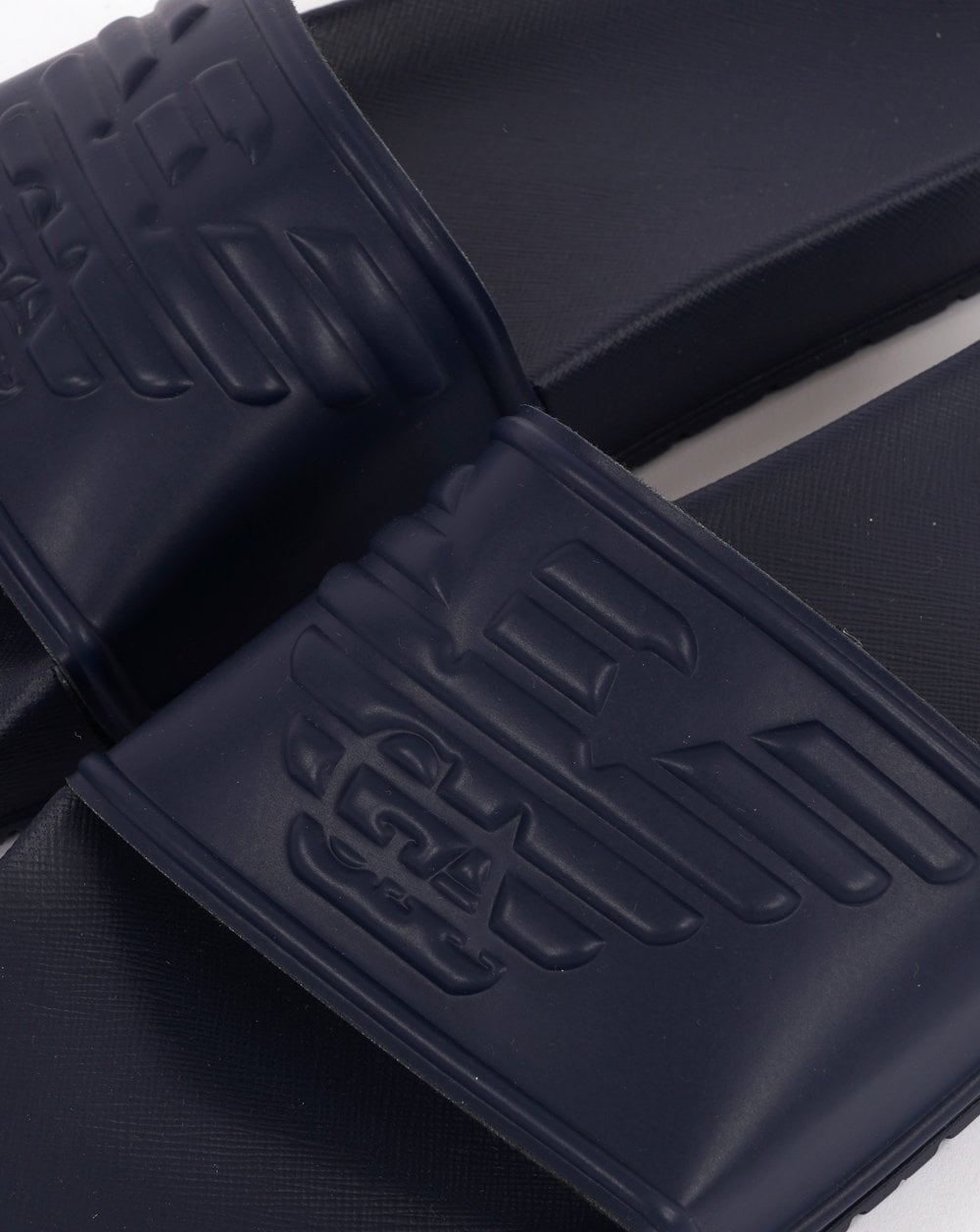 Emporio Armani Eagle Sliders Navy