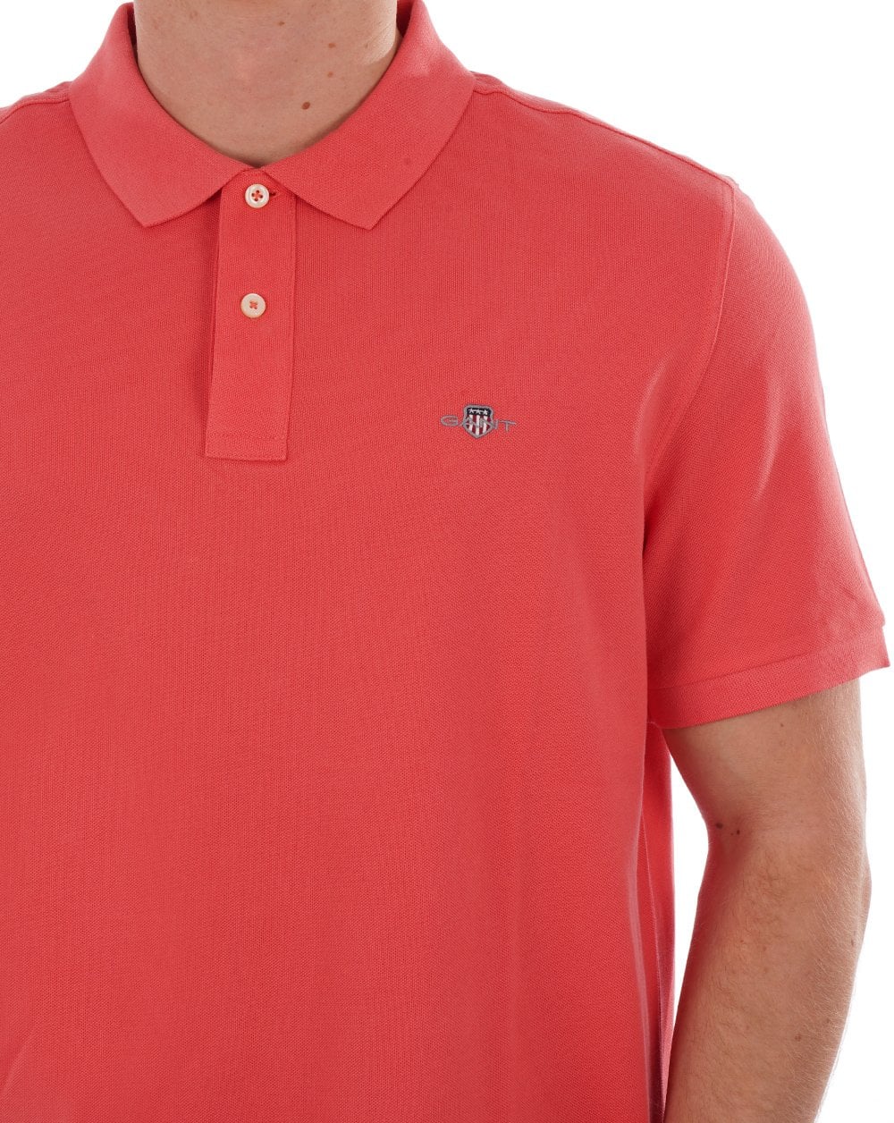 Gant Shield Pique Polo Sunset Pink