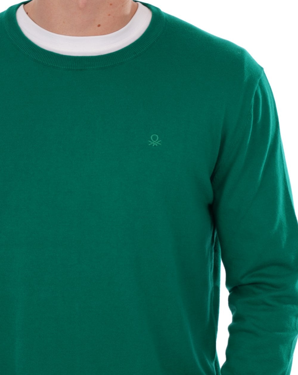 Benetton Knit Jumper Green