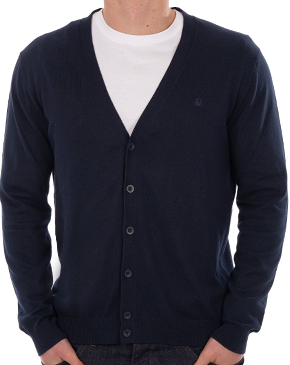 Benetton Cardigan Navy