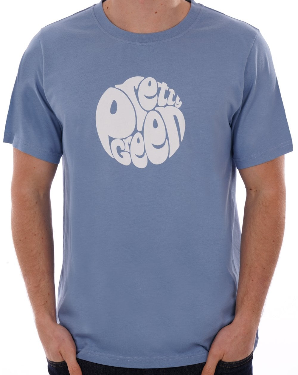 Pretty Green Gillespie Logo T-shirt Blue