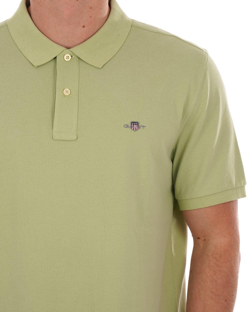 Gant Shield Pique Polo Matcha Green