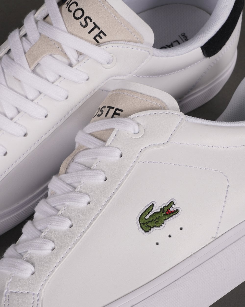 Lacoste Footwear Powercourt 124 SMA Trainer White/Black