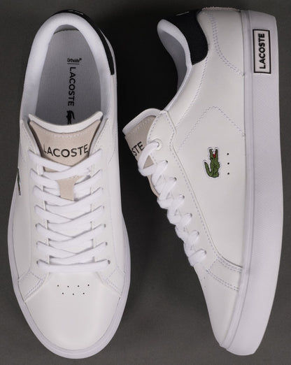 Lacoste Footwear Powercourt 124 SMA Trainer White/Black