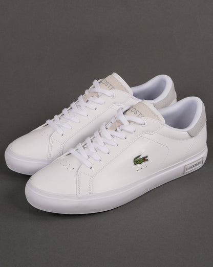 Lacoste Footwear Powercourt 124 SMA Trainer White/Light Grey