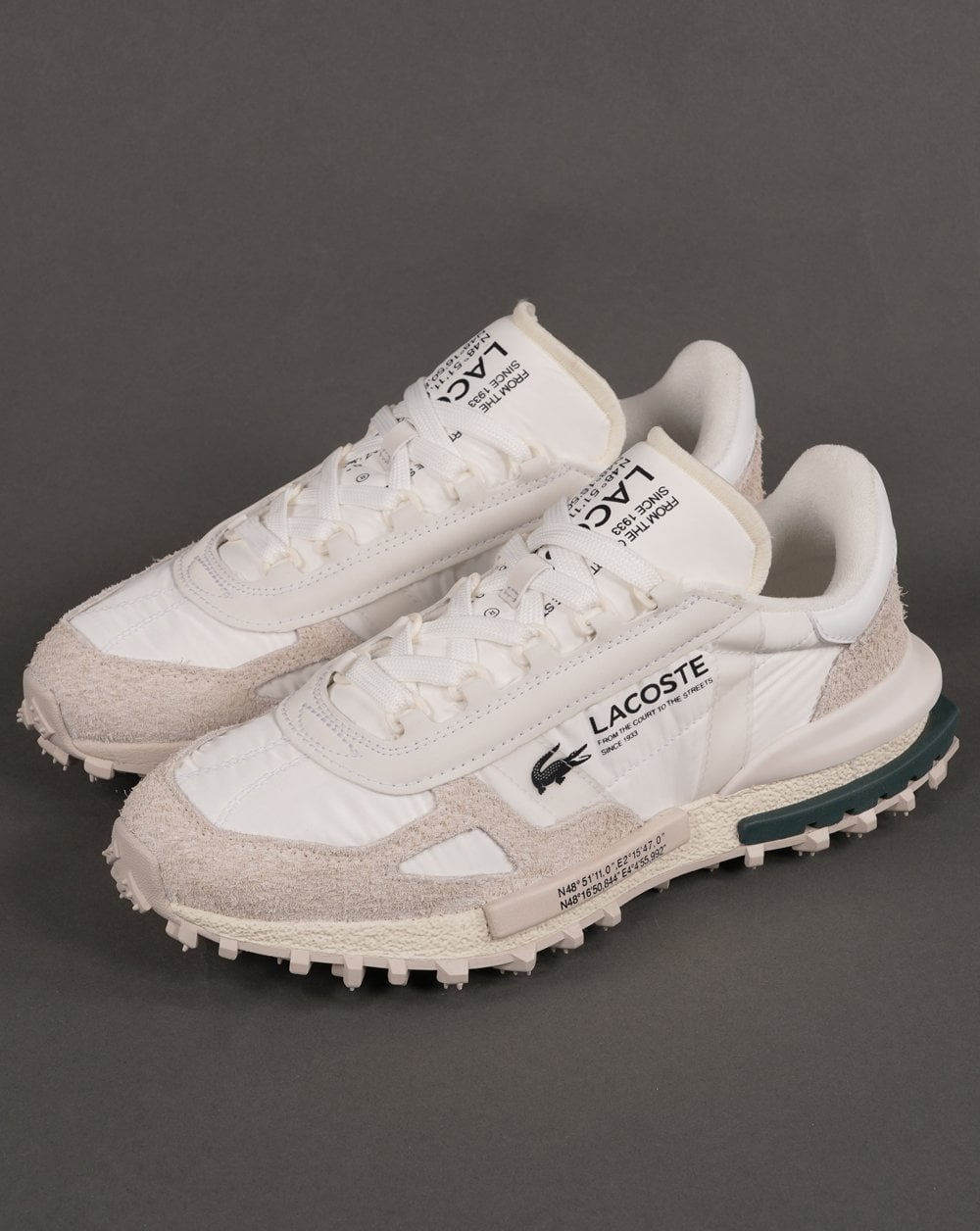 Lacoste Elite Active Trainer White/Dark Green